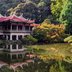 Tempel in Garten