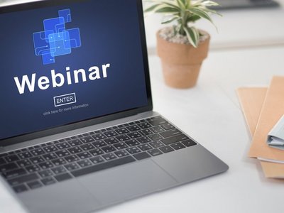 A picture of a laptop on a desk.