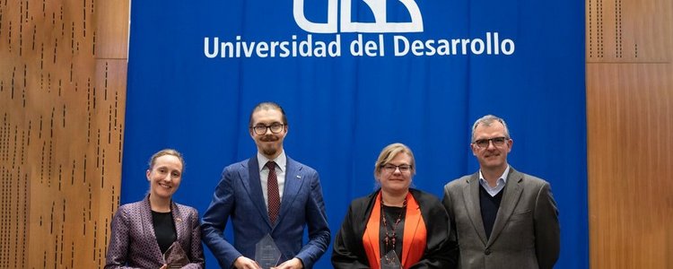 Gruppenfoto mit Vertretern aus Österreich, Finnland und Deutschland