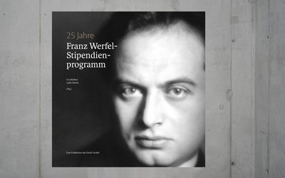 Coverfoto mit Franz Werfel der Jubiläumspublikation.
