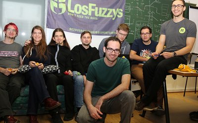 Eight students of FuzzyLab at TU Graz