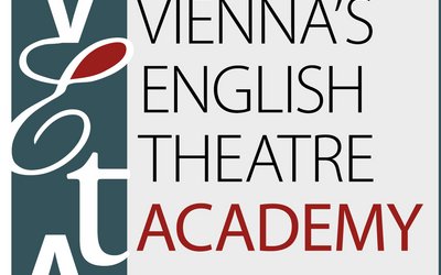 Logo of the Vienna English Theatre Academy with lettering