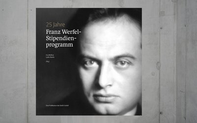 Cover photo with Franz Werfel of the anniversary publication.